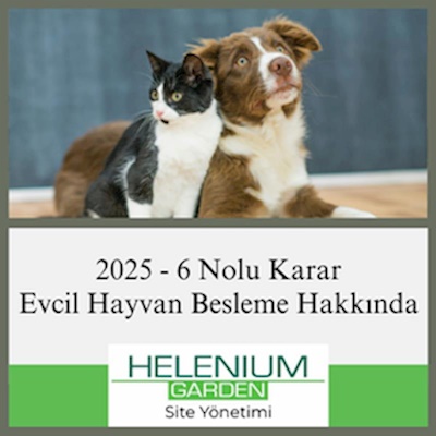 2025 6 Nolu Karar Evcil Hayvan HK.